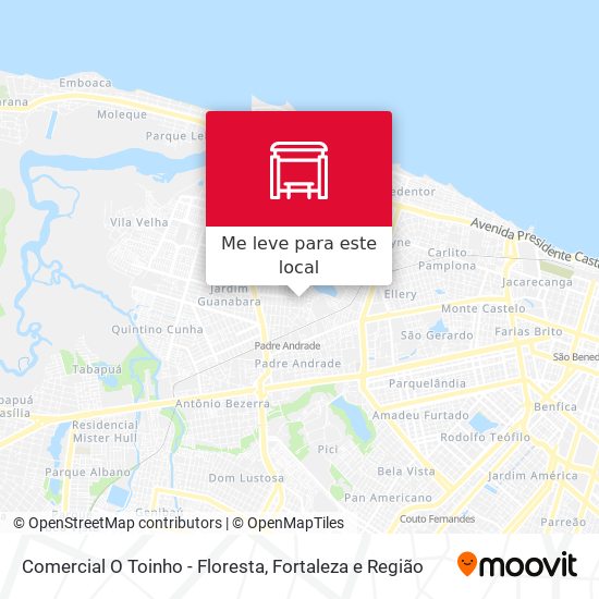 Comercial O Toinho - Floresta mapa