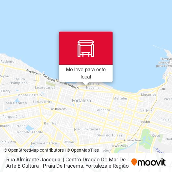 Rua Almirante Jaceguai | Centro Dragão Do Mar De Arte E Cultura - Praia De Iracema mapa