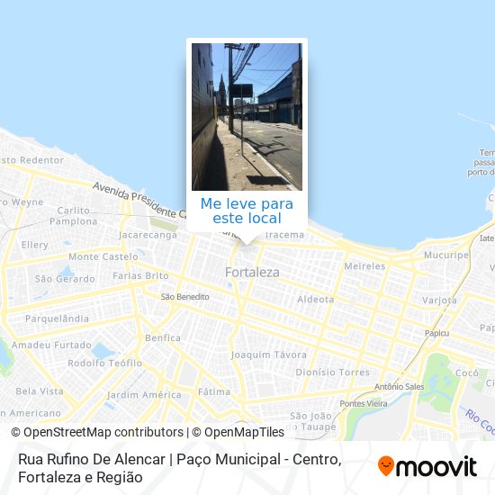 Rua Rufino De Alencar | Paço Municipal - Centro mapa