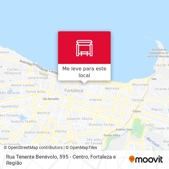 Rua Tenente Benévolo, 595 - Centro mapa