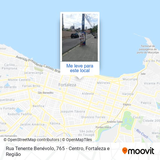 Rua Tenente Benévolo, 765 - Centro mapa