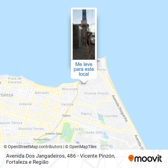 Avenida Dos Jangadeiros, 486 - Vicente Pinzón mapa