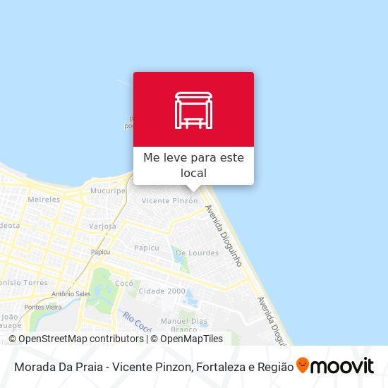 Morada Da Praia - Vicente Pinzon mapa
