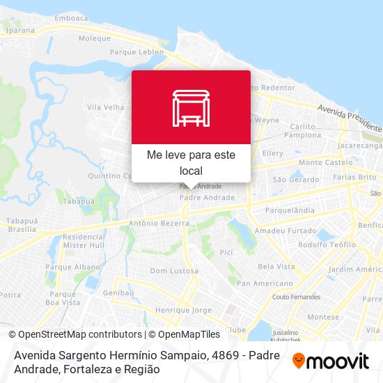 Avenida Sargento Hermínio Sampaio, 4869 - Padre Andrade mapa