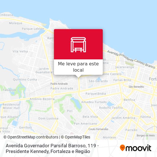 Avenida Governador Parsifal Barroso, 119 - Presidente Kennedy mapa