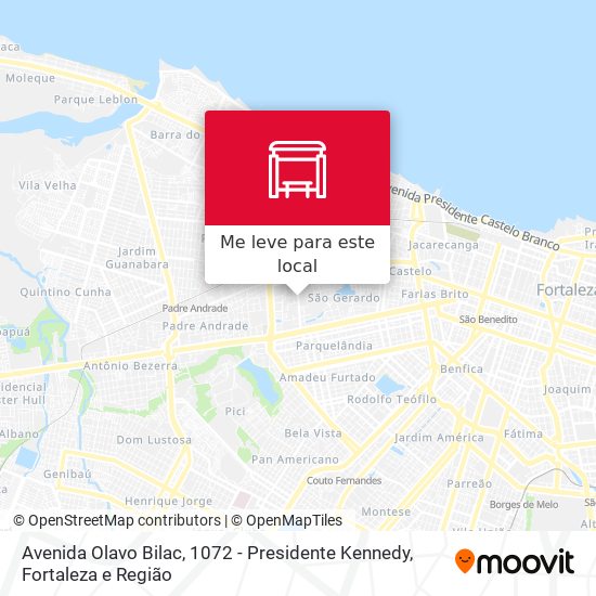 Avenida Olavo Bilac, 1072 - Presidente Kennedy mapa