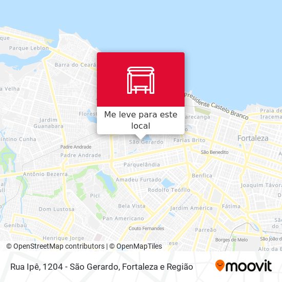 Rua Ipê, 1204 - São Gerardo mapa