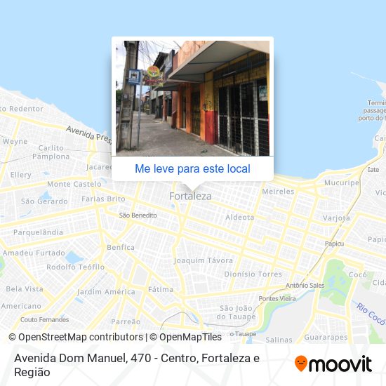 Avenida Dom Manuel, 470 - Centro mapa