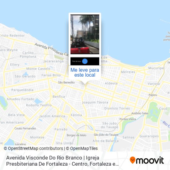 Avenida Visconde Do Rio Branco | Igreja Presbiteriana De Fortaleza - Centro mapa