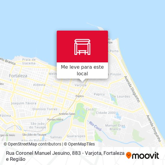 Rua Coronel Manuel Jesuíno, 883 - Varjota mapa
