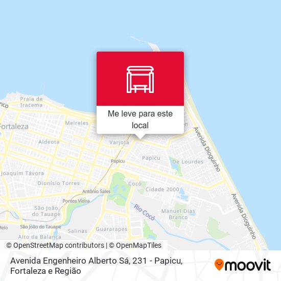 Avenida Engenheiro Alberto Sá, 231 - Papicu mapa