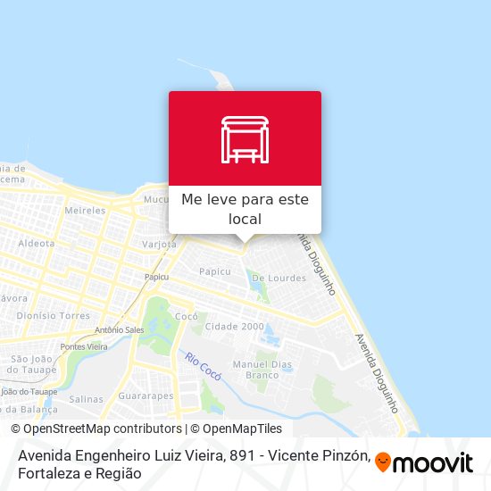 Avenida Engenheiro Luiz Vieira, 891 - Vicente Pinzón mapa