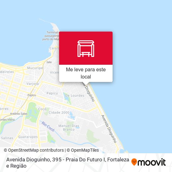Avenida Dioguinho, 395 - Praia Do Futuro I mapa