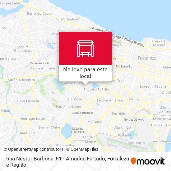 Rua Nestor Barbosa, 61 - Amadeu Furtado mapa