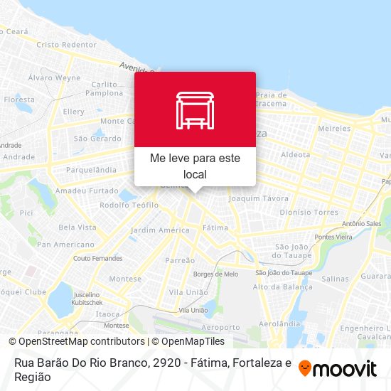 Rua Barão Do Rio Branco, 2920 - Fátima mapa