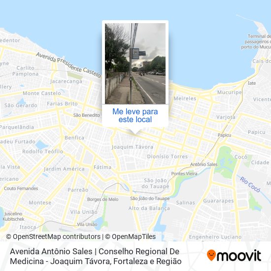 Avenida Antônio Sales | Conselho Regional De Medicina - Joaquim Távora mapa