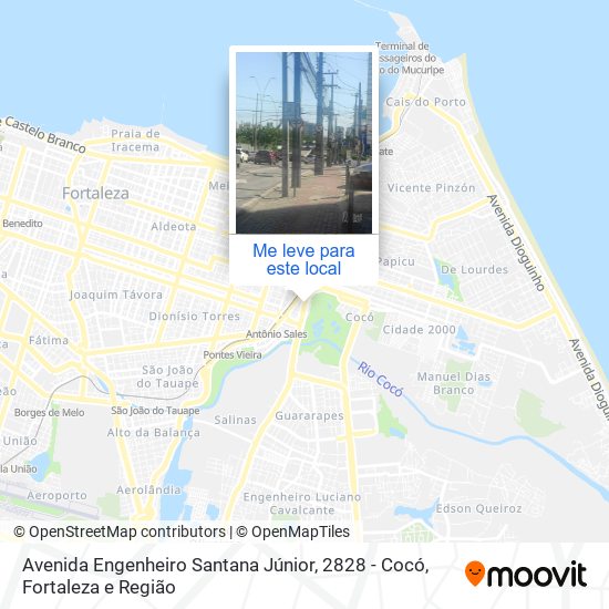 Avenida Engenheiro Santana Júnior, 2828 - Cocó mapa
