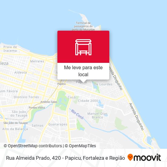 Rua Almeida Prado, 420 - Papicu mapa