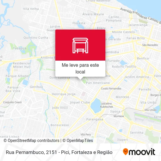 Rua Pernambuco, 2151 - Pici mapa