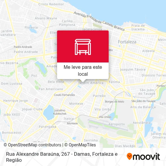 Rua Alexandre Baraúna, 267 - Damas mapa