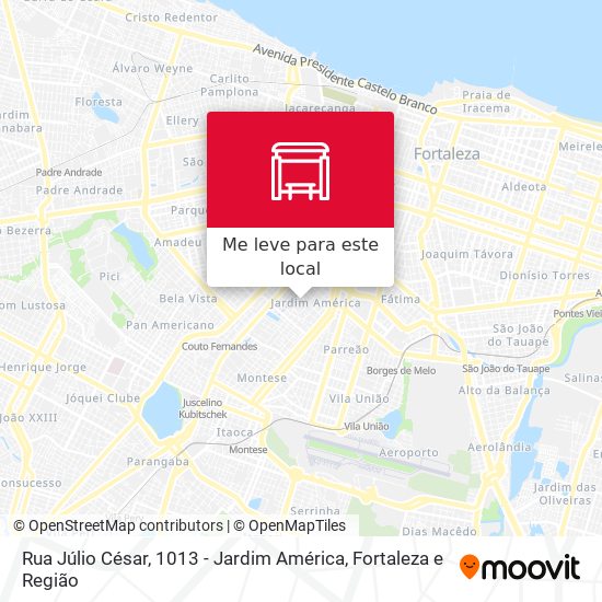 Rua Júlio César, 1013 - Jardim América mapa