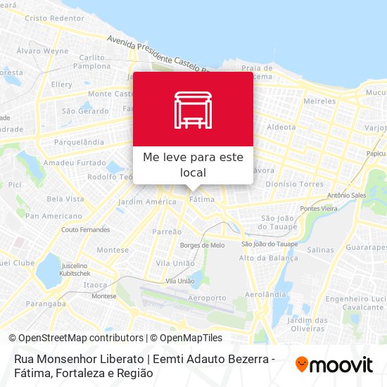 Rua Monsenhor Liberato | Eemti Adauto Bezerra - Fátima mapa