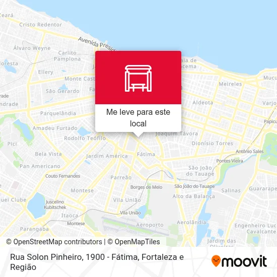 Rua Solon Pinheiro, 1900 - Fátima mapa