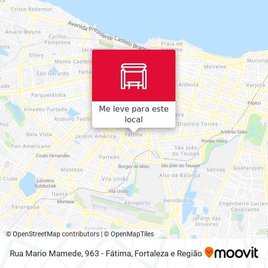 Rua Mario Mamede, 963 - Fátima mapa