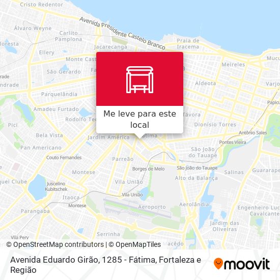 Avenida Eduardo Girão, 1285 - Fátima mapa
