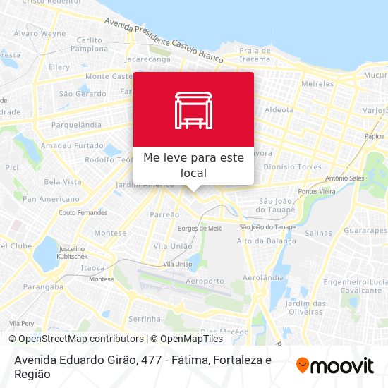 Avenida Eduardo Girão, 477 - Fátima mapa