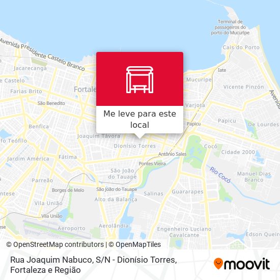 Rua Joaquim Nabuco, S / N - Dionísio Torres mapa