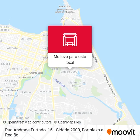 Rua Andrade Furtado, 15 - Cidade 2000 mapa