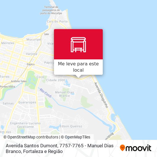 Avenida Santos Dumont, 7757-7765 - Manuel Dias Branco mapa