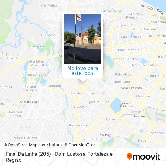 Final Da Linha (205) - Dom Lustosa mapa
