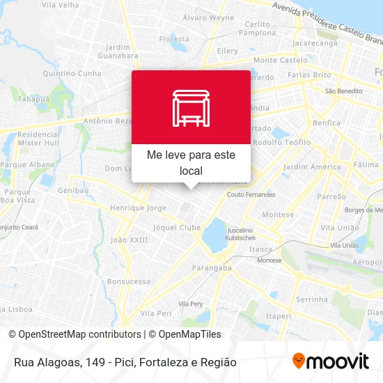 Rua Alagoas, 149 - Pici mapa