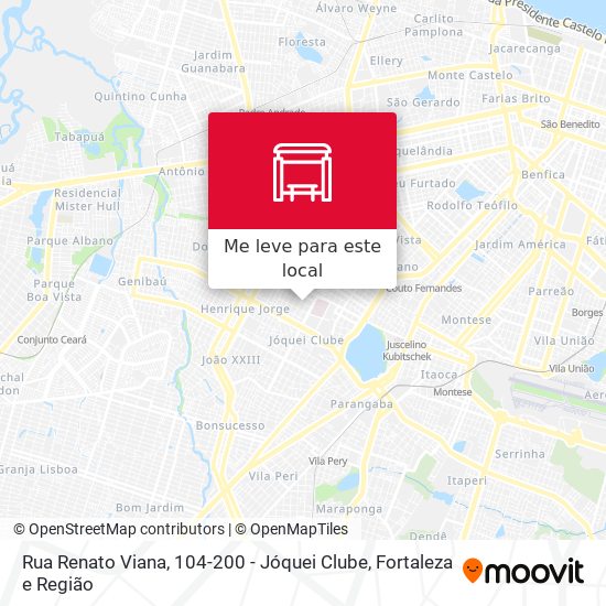 Rua Renato Viana, 104-200 - Jóquei Clube mapa