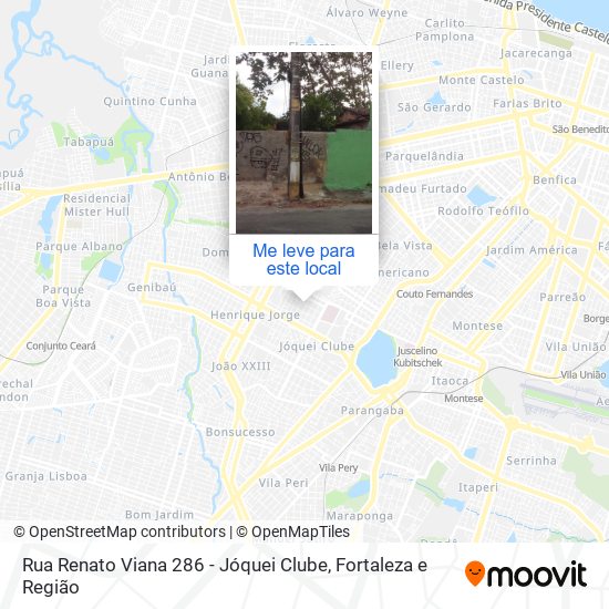 Rua Renato Viana 286 - Jóquei Clube mapa