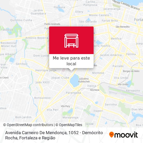Avenida Carneiro De Mendonça, 1052 - Demócrito Rocha mapa