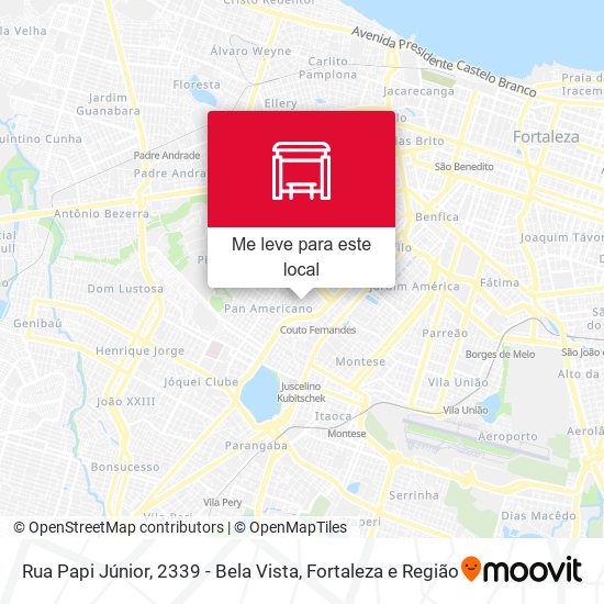 Rua Papi Júnior, 2339 - Bela Vista mapa