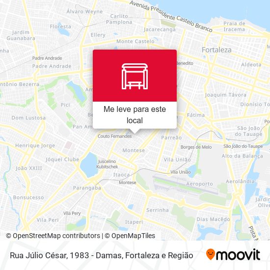 Rua Júlio César, 1983 - Damas mapa
