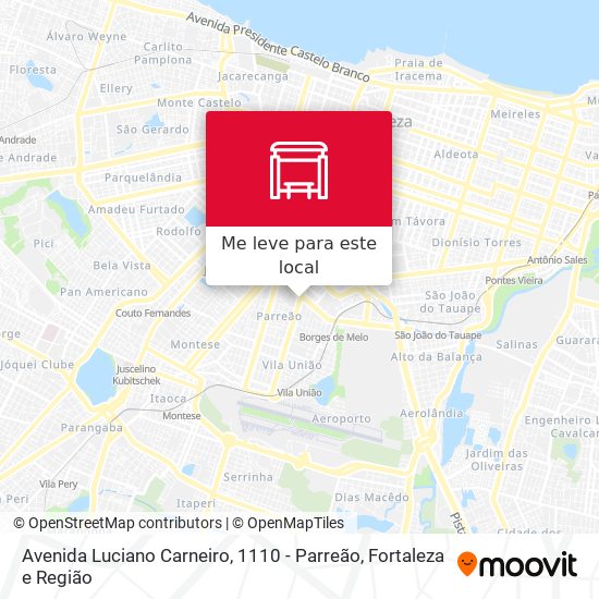 Avenida Luciano Carneiro, 1110 - Parreão mapa