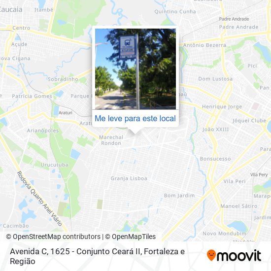 Avenida C, 1625 - Conjunto Ceará II mapa
