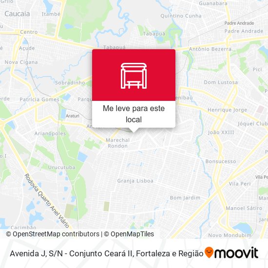 Avenida J, S / N - Conjunto Ceará II mapa