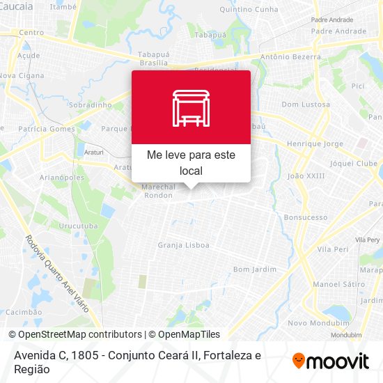 Avenida C, 1805 - Conjunto Ceará II mapa