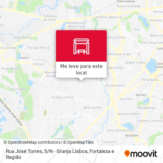 Rua José Torres, S / N - Granja Lisboa mapa