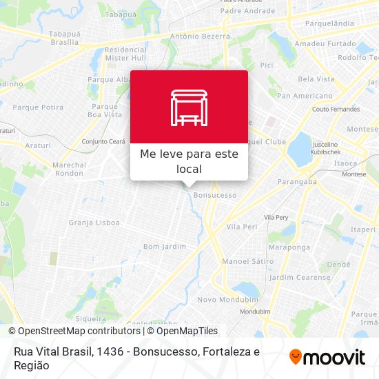 Rua Vital Brasil, 1436 - Bonsucesso mapa