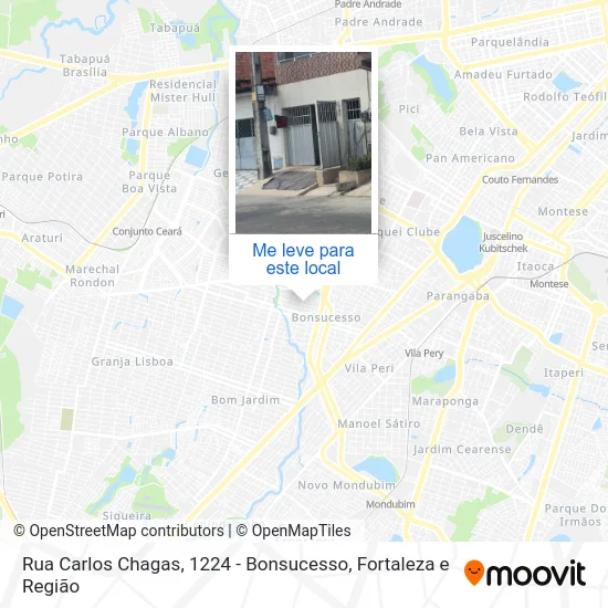 Rua Carlos Chagas, 1224 - Bonsucesso mapa