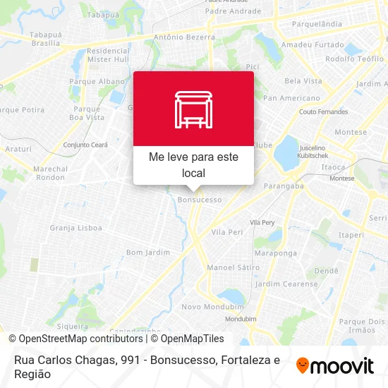 Rua Carlos Chagas, 991 - Bonsucesso mapa