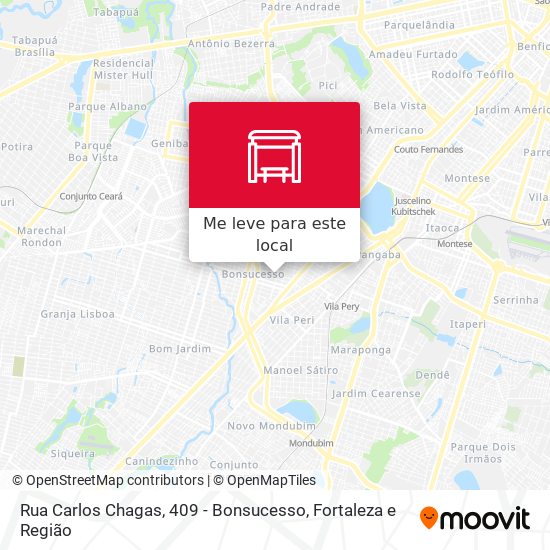 Rua Carlos Chagas, 409 - Bonsucesso mapa