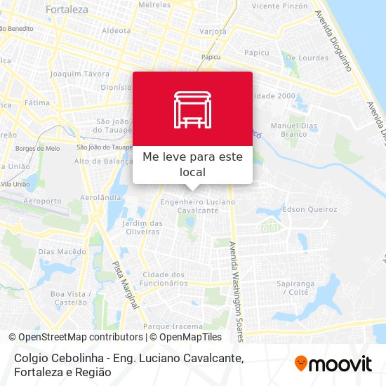 Colgio Cebolinha - Eng. Luciano Cavalcante mapa